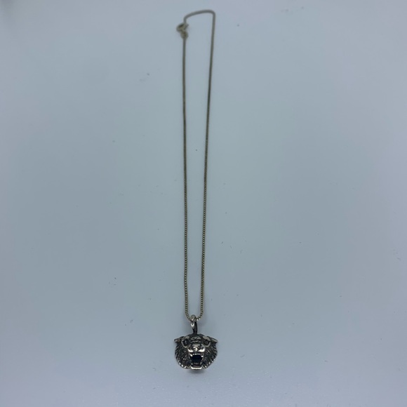 Sterling Silver Tiger Necklace! Like new! - Picture 2 of 4